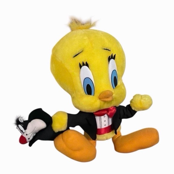 Warner Bros. Other - Yellow Tweety Bird Plush with Tuxedo